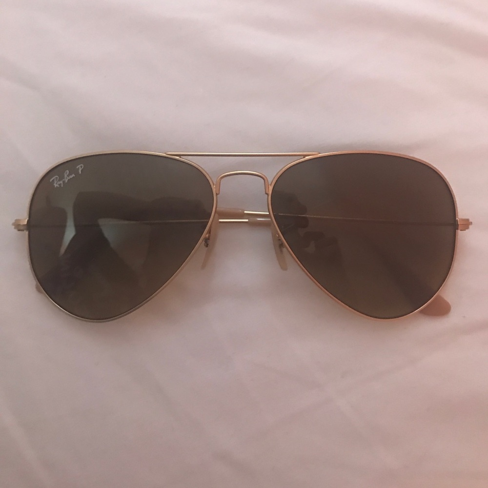 Ray Ban Light Brown 55mm Sunglasses - Polarized