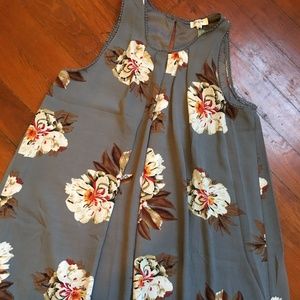 Floral Tank Shift Dress
