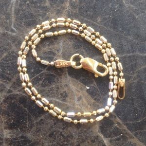 14k Italy Gold anklet