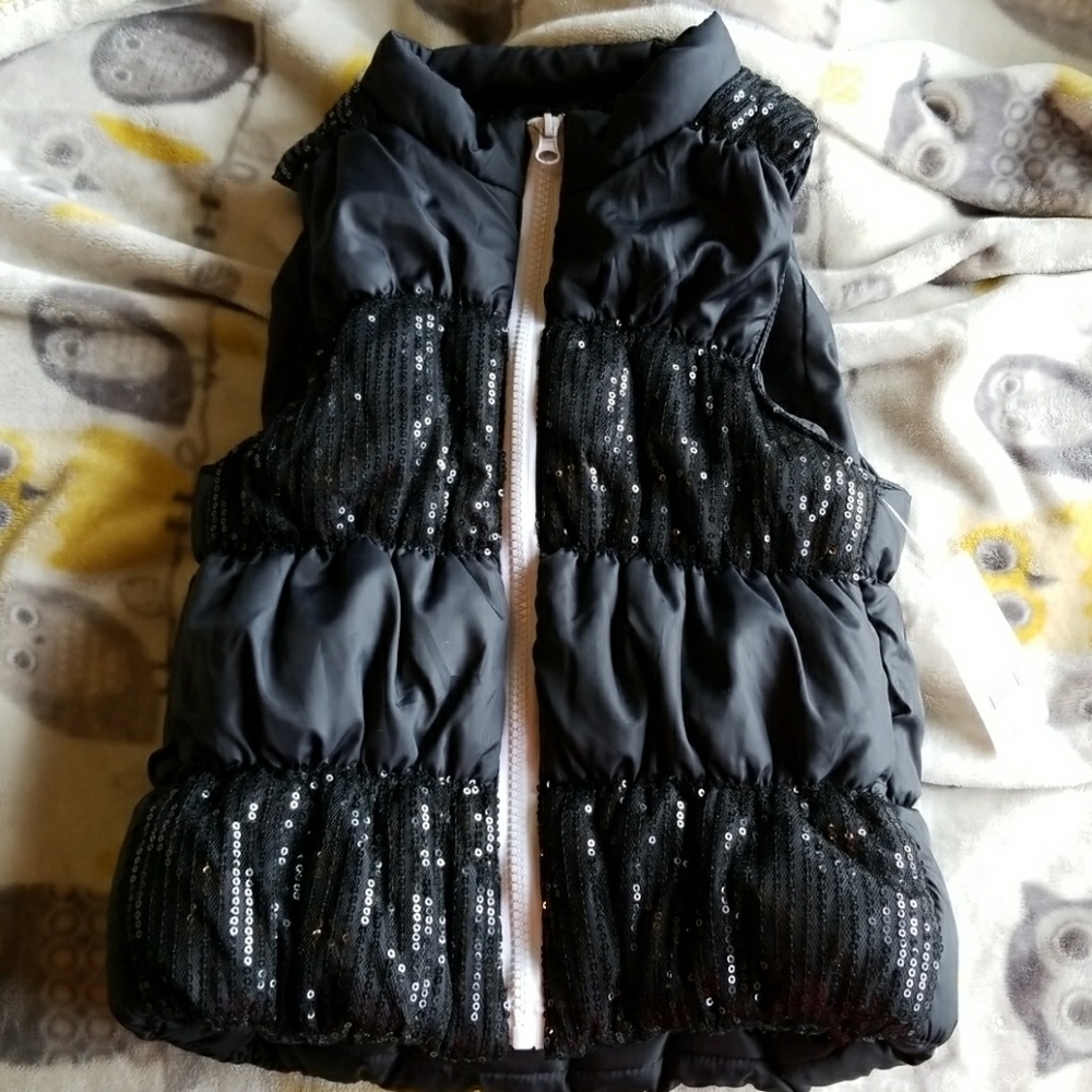 Derek Heart Girls sequin vest