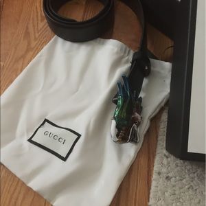 Gucci dragon belt size 38