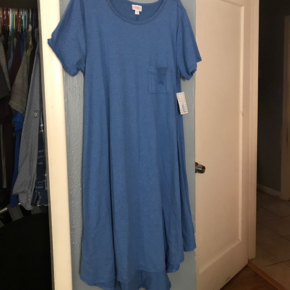Lularoe Blue Carly XL NWT LLR