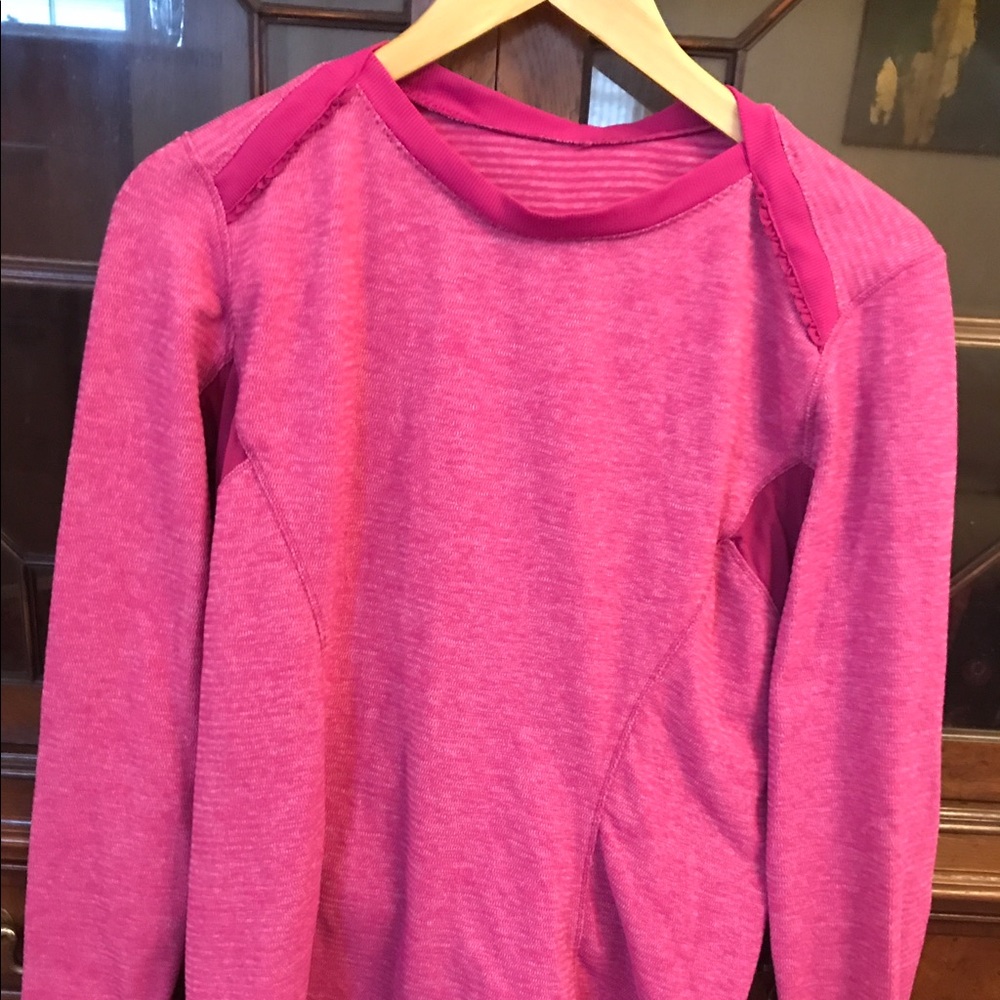 Lululemon Pink Thermal Pullover