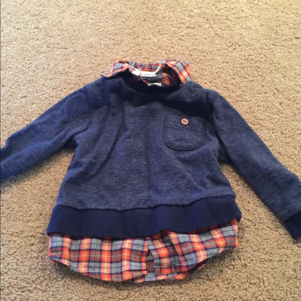 Sovereign Code layered sweatshirt 12 months