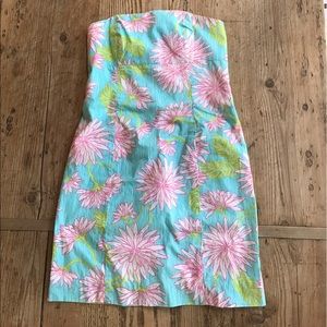 Lilly Pulitzer strapless dress size 4
