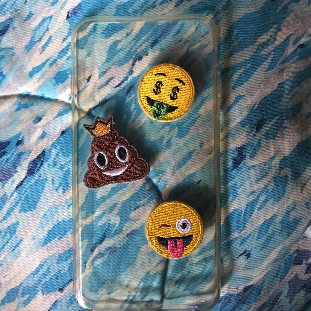 Apple iPhone 6 Plus emoji patch case