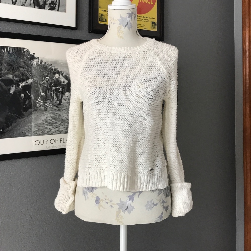 Abercrombie & Fitch Open Knit Sweater
