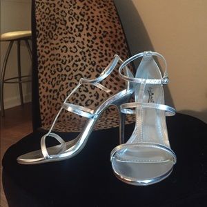 Silver High Heel