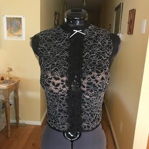 🌟NWOT🌟Victorias Secret High neck lace corset top