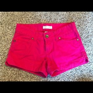 Pink Jean Shorts