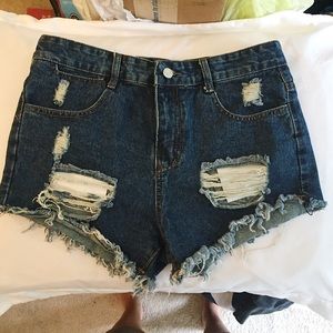 ROMWE Denim Shorts