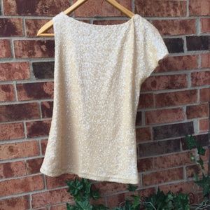 Zara Tops - Ivory Sequined Zara Top Zara Tops - Ivory Sequined Zara Top