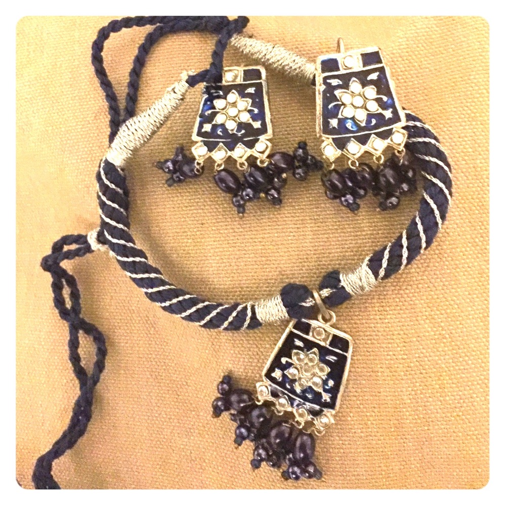 Light weight kids Indian Pakistani Jewelry set.