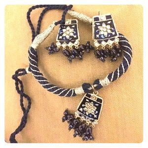 Light weight kids Indian Pakistani Jewelry set.