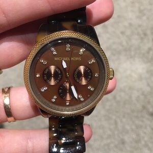 Michael Kors Tortoise Shell Watch