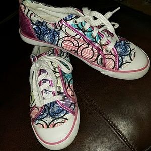AUTHENTIC multi color coach sneakers