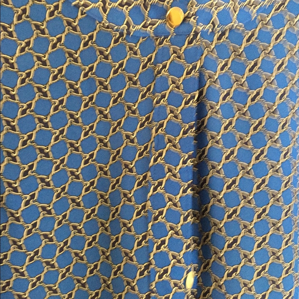Ann Taylor Silky Blue Black