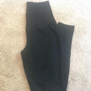 Black maternity leggings