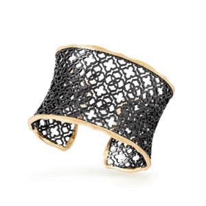 Kendra Scott Candice cuff bracelet in gunmetal!
