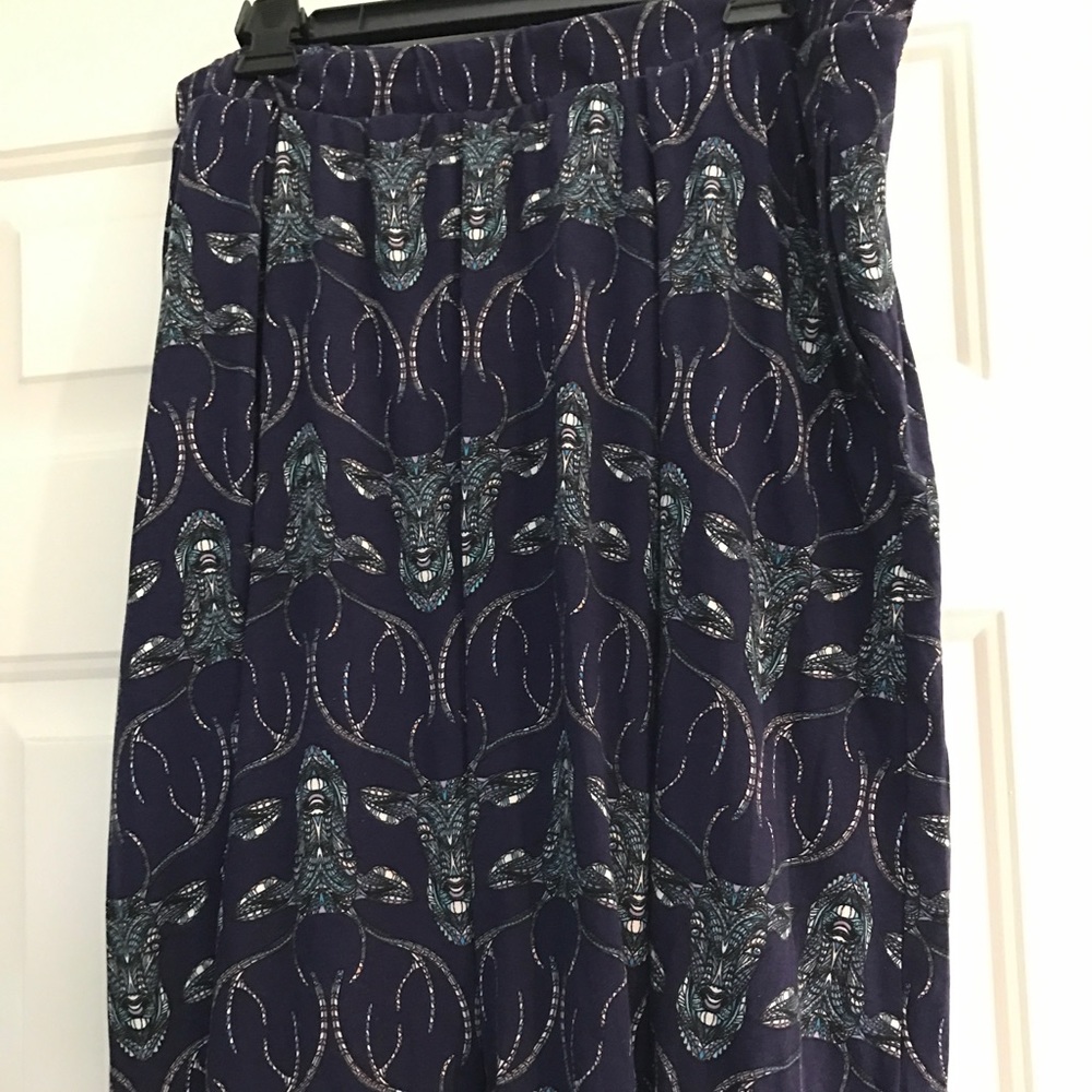 Lularoe madison skirt -2xl. Purple deer