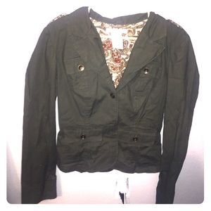 Army green jacket