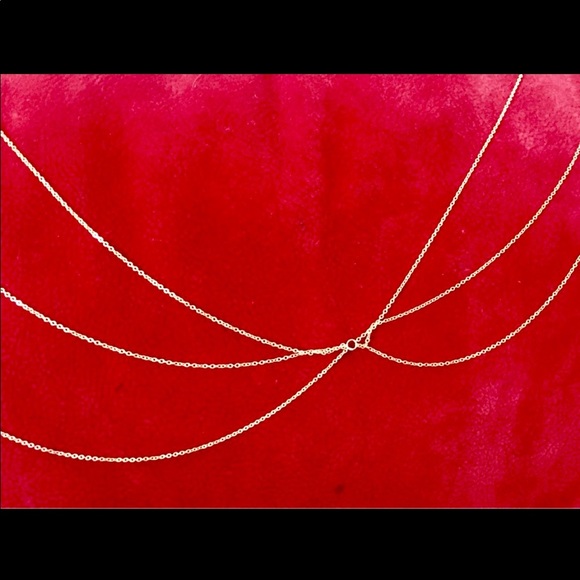 3 Layer Gold-Tone Sexy Beach Bikini Belly Chain - Picture 5 of 7