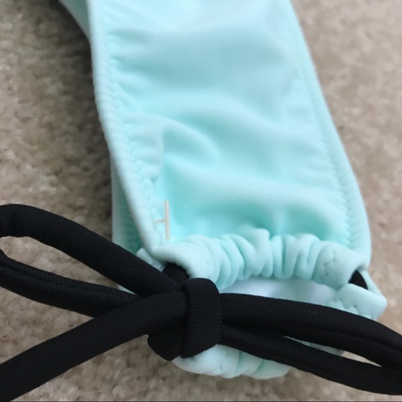 Cheeky Side Tie Bikini Bottoms Side Tie Ruched - Picture 5 of 7