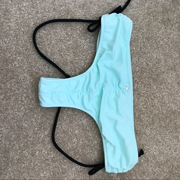 Cheeky Side Tie Bikini Bottoms Side Tie Ruched - Picture 6 of 7