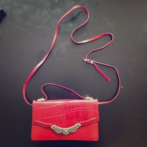 Red leather Brighton purse