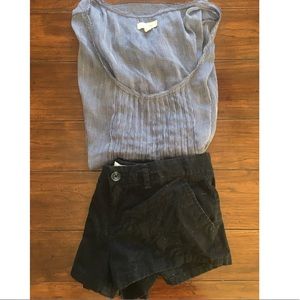 Blue&white striped blouse Aerie | size L 🦋☁️