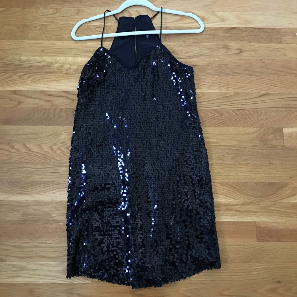 Sequin mini dress in new condition