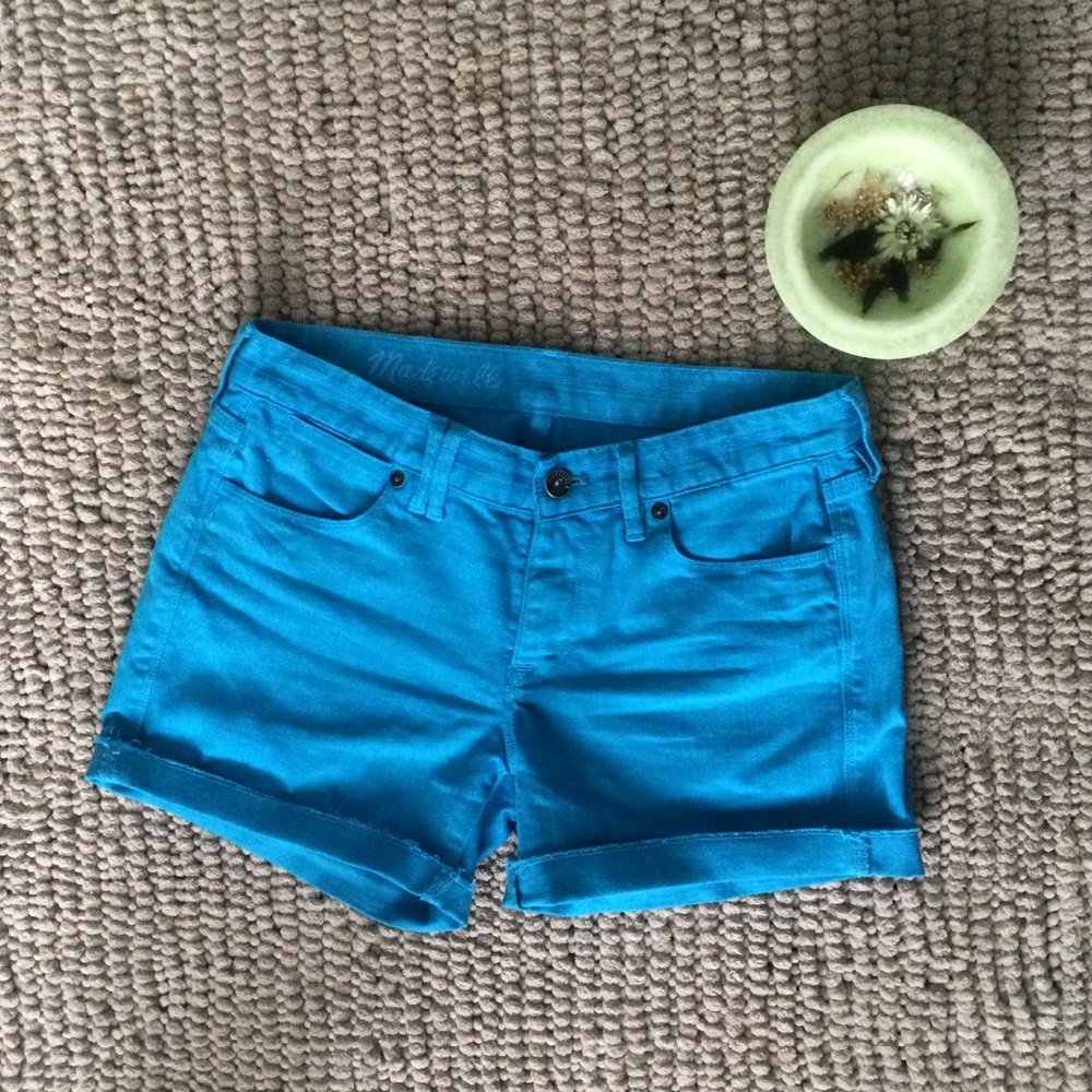 Like new! Madewell Blue Denim shorts. Never worn