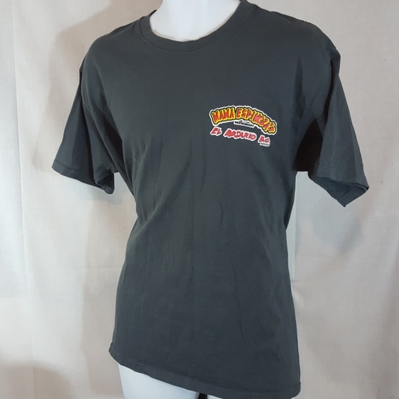 Mama espinozas restaurant mexico cars art gray large tshirt - Picture 2 of 2