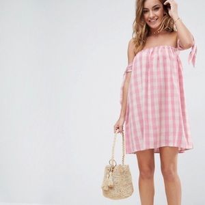 ASOS Gingham Beach Dress