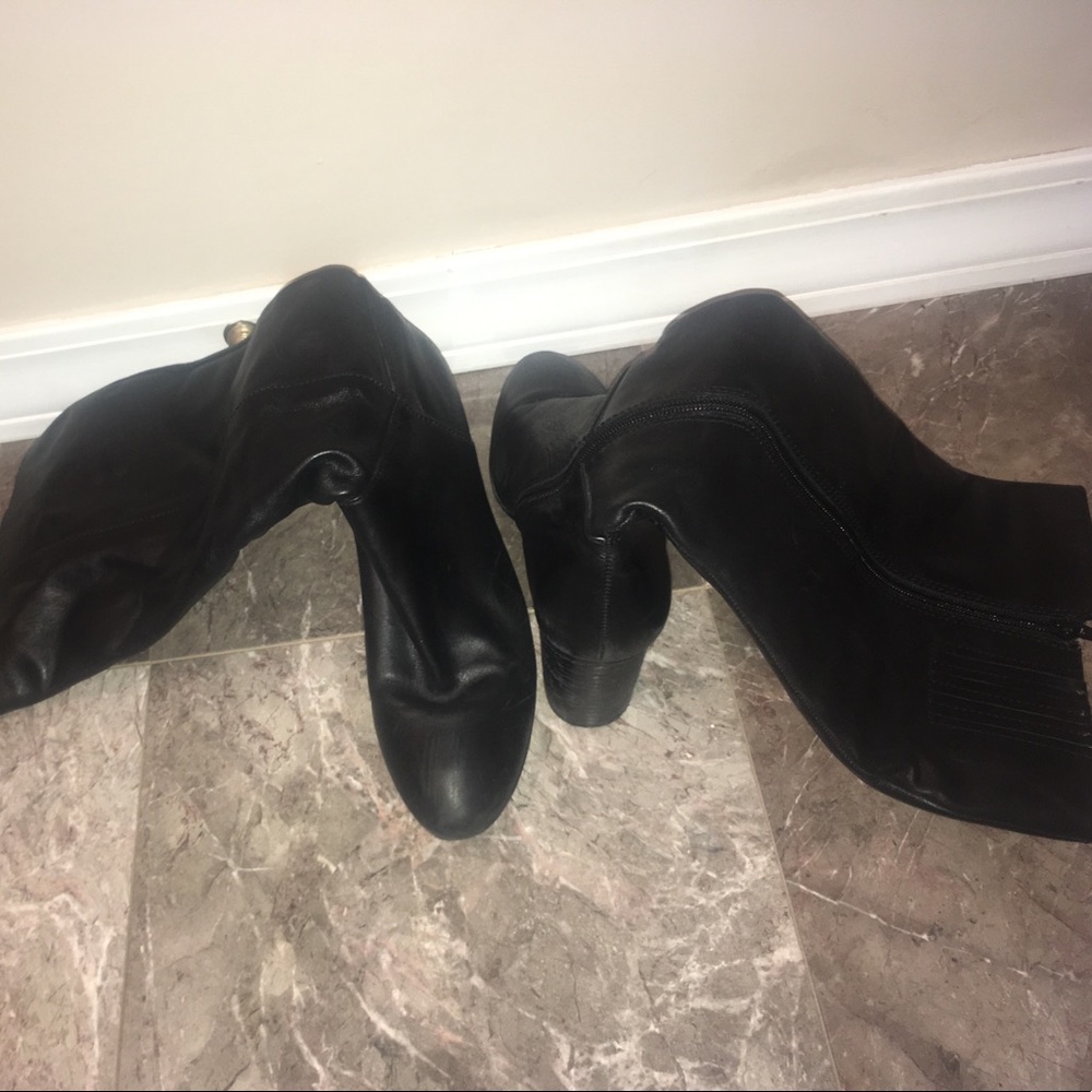 Knee High Leather Boots