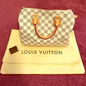 Louis Vuitton Speedy 25 Damier Azure