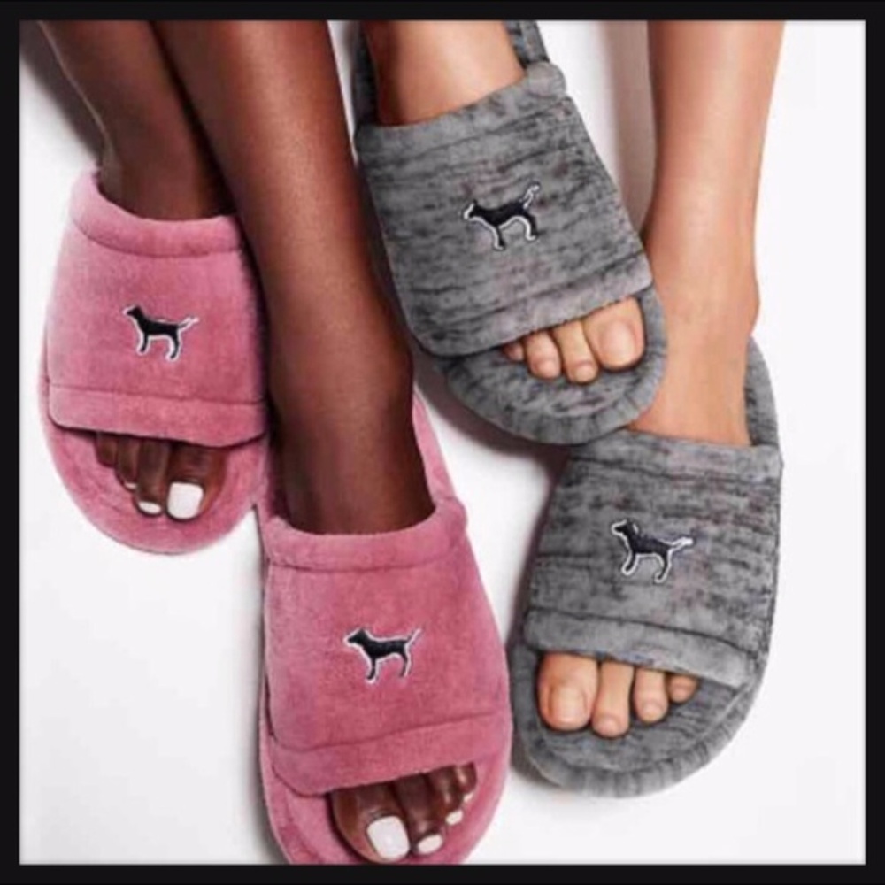 NWOT Plush Slides