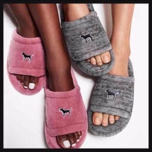 NWOT Plush Slides