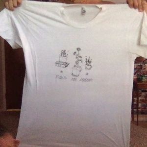"plants are friends" tee