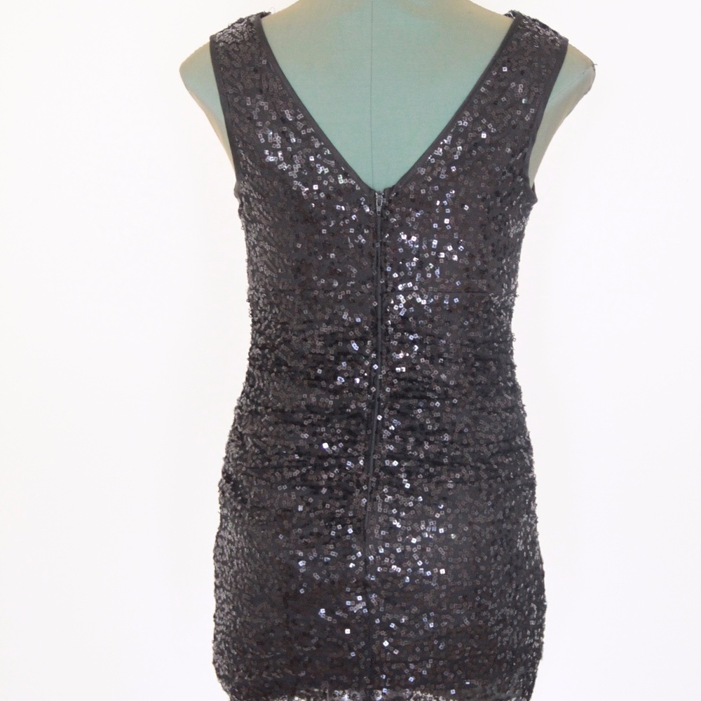 Black Sequin Party/homecoming Dress