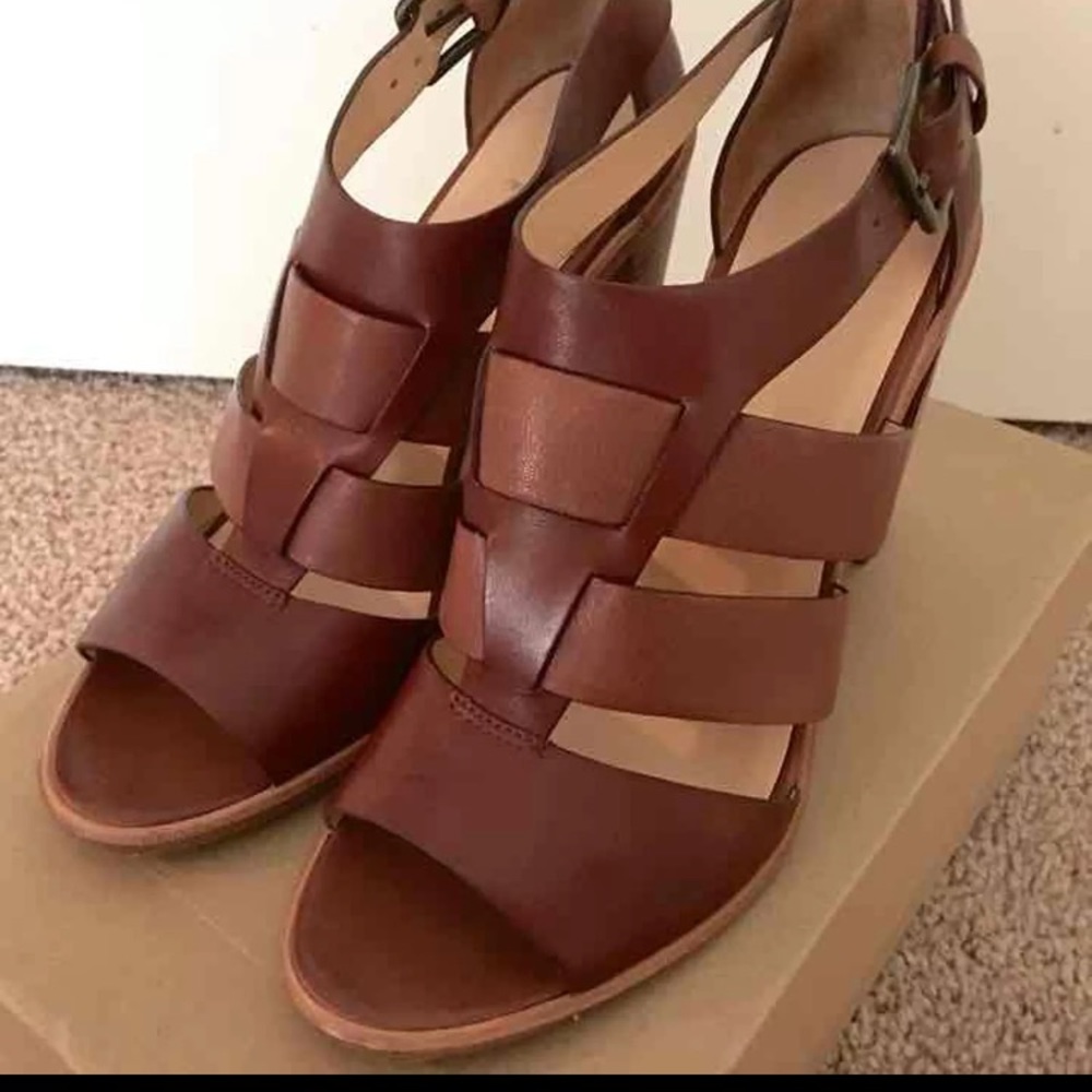 Cole Haan Cameron leather heels sandals 6.5