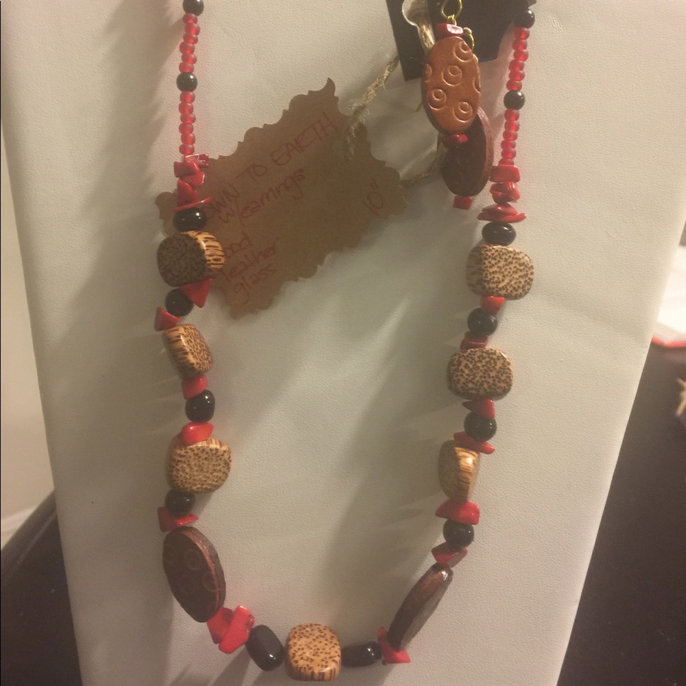 ‼️SOLD‼️Handmade - Necklace & Earrings set