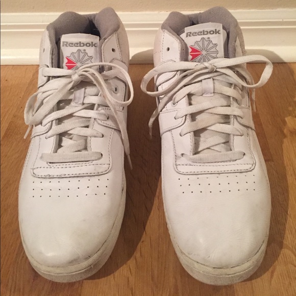 reebok classic mid top sneaker