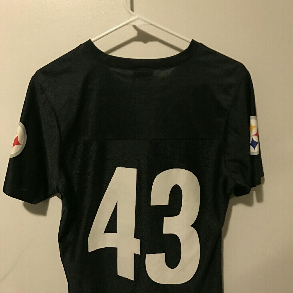 Sz m retired Steelers play #43 womens jersey