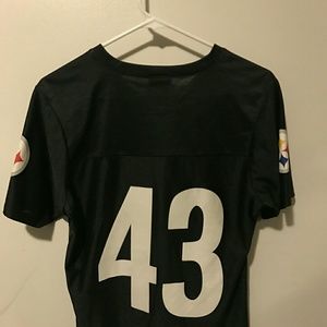 Sz m retired Steelers play #43 womens jersey