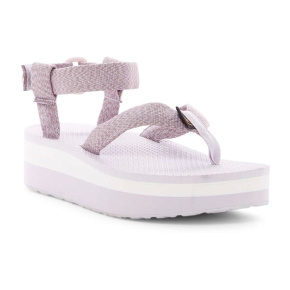 pink platform tevas