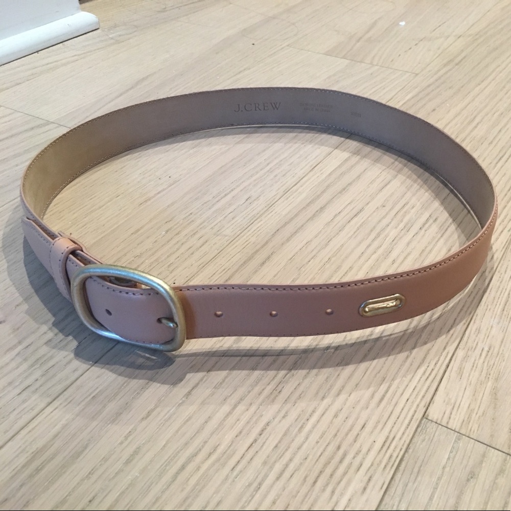 J Crew nude XS belt