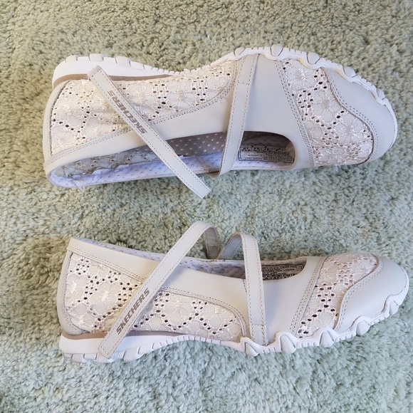 Skechers Bikers Luxe Natural Active Shoes NEW NIB - Picture 3 of 8