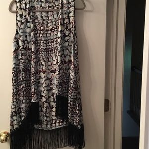 Baccini long cardigan, size large, new no tags.