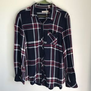 Plaid Boyfriend Shirt
